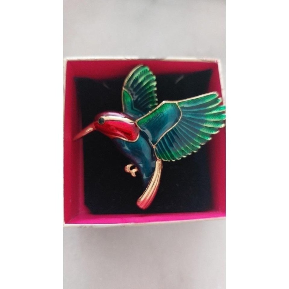 Vintage Hummingbird Brooch